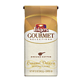 Folgers&nbsp;gourmet selections&nbsp;caramel drizzle flavor ground coffee Full-Size Picture